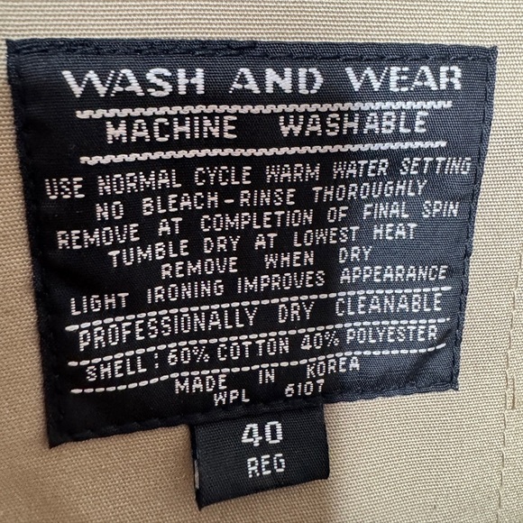 Vintage Silver Cloud Men’s Insulated Placket Trench Coat w/Removable Liner - Picture 5 of 11